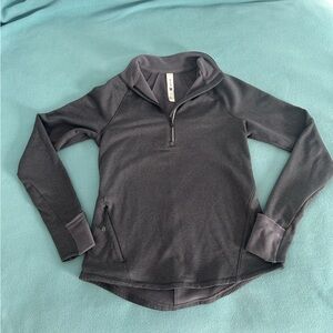 Ladies grey quarter zip XS